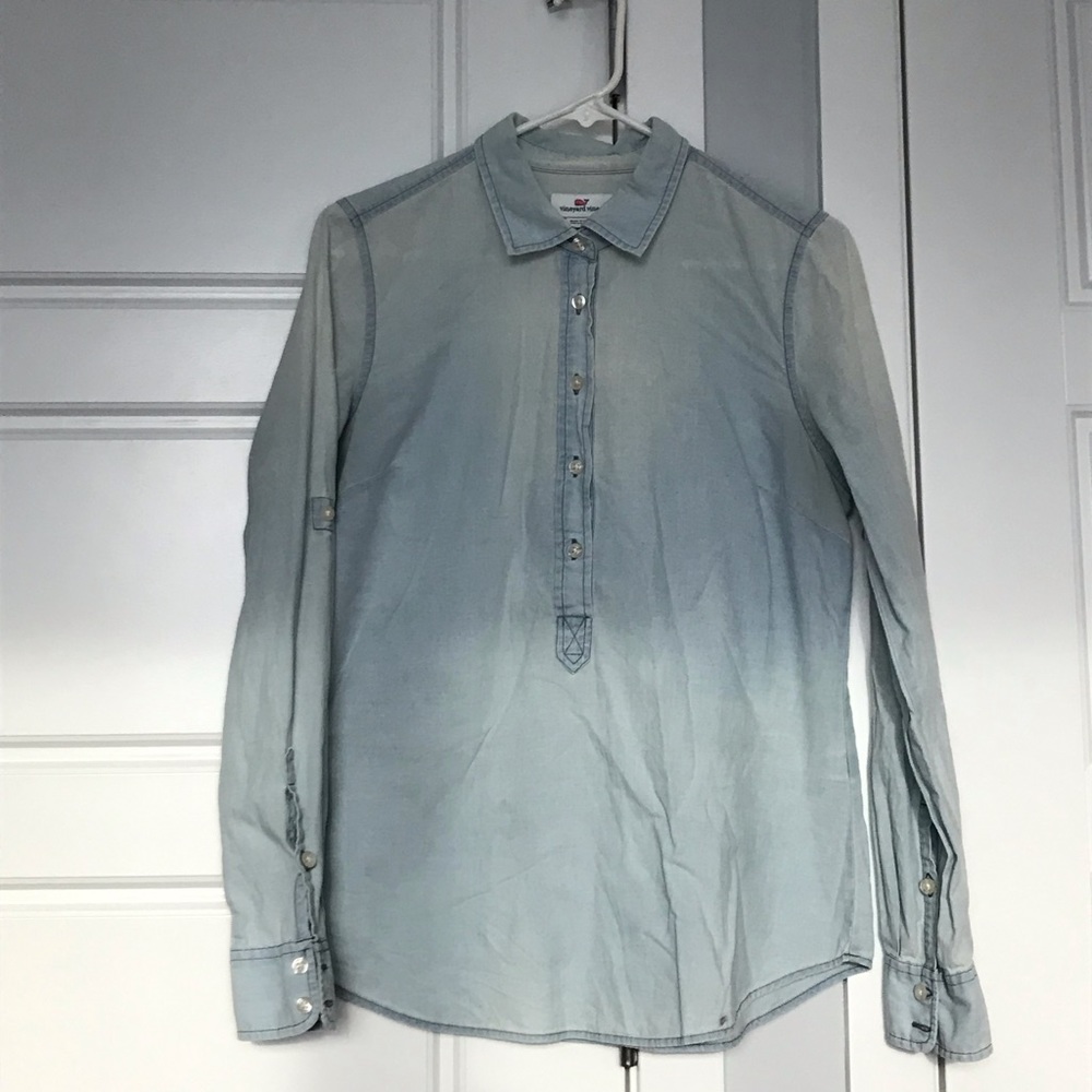 Vineyard Vines Chambray Blouse